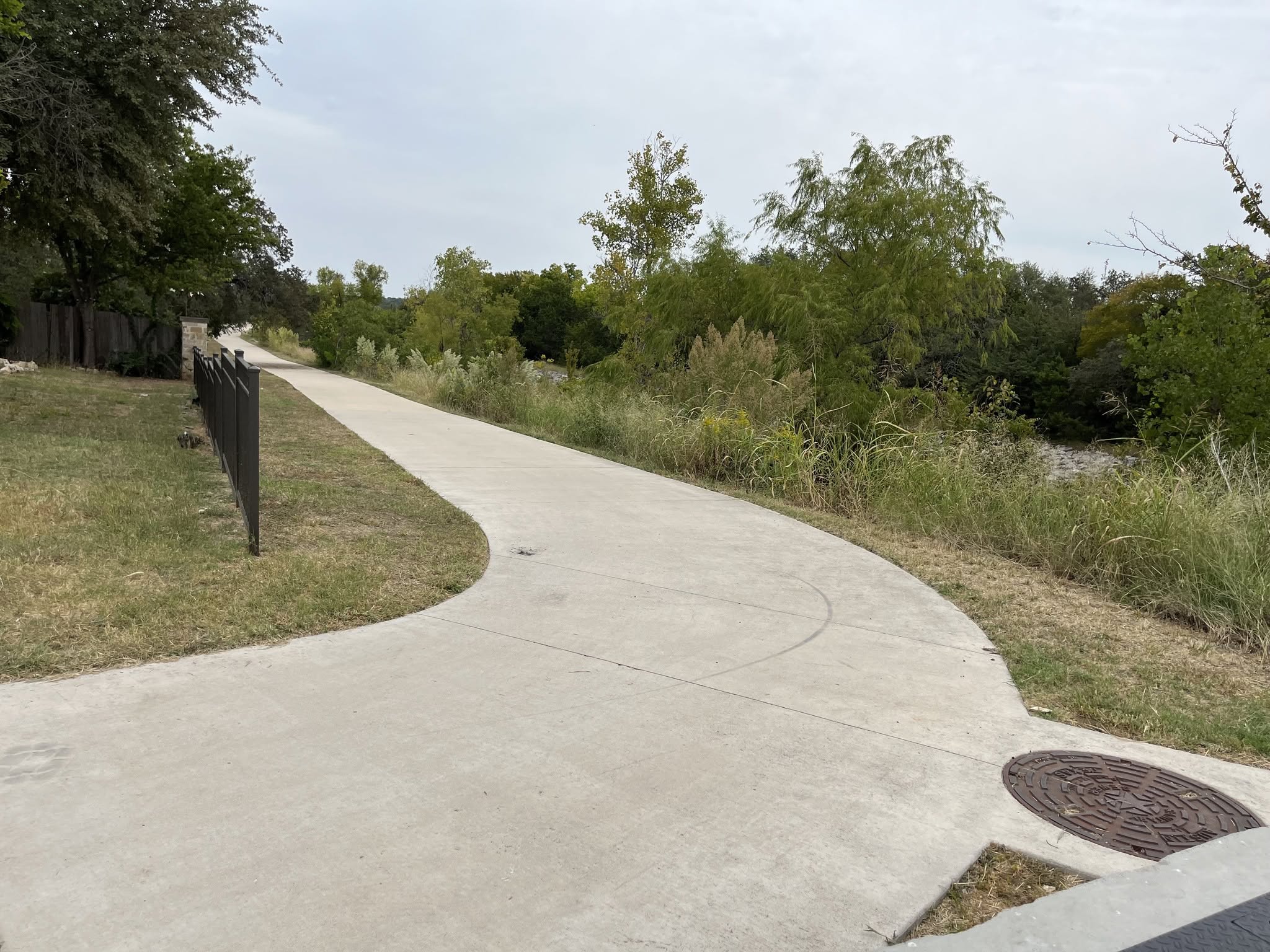 Avery Ranch greenbelt trail